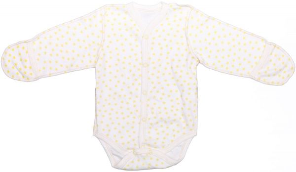 Боди Bambinelli желтая звездочка р.62 белый с рисунком 