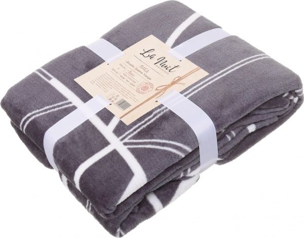 Плед Scalene Triangle 160x200 см серый La Nuit 