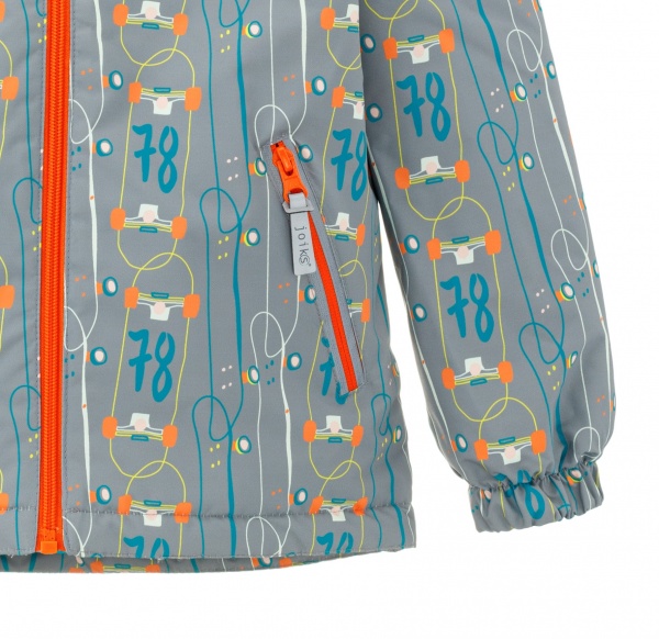 Куртка дитяча для хлопчика JOIKS р.116 сірий EW-01 