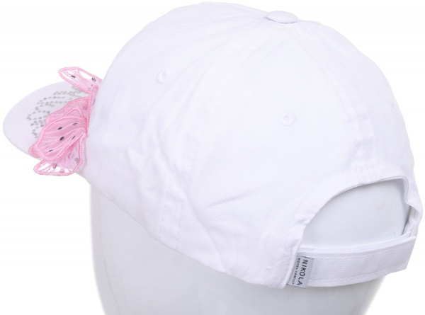 Кепка для девочек Pampona 21 L 03 р.48 белый 