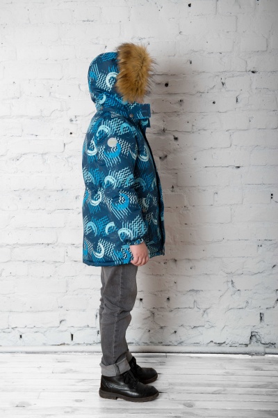 Куртка детская для мальчиков JOIKS р.110 синий B-100/110 