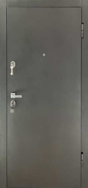 Двері вхідні Tarimus Амаре антрацит / бетон світлий 2050x960 мм праві