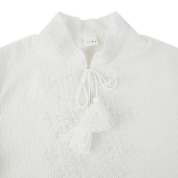 Вышиванка для мальчиков WP Merchandise р.140 белый FWPVNBWTEM23WT140 