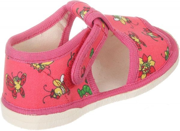 Капці для дівчаток Экотапок р.23 рожевий 1075 