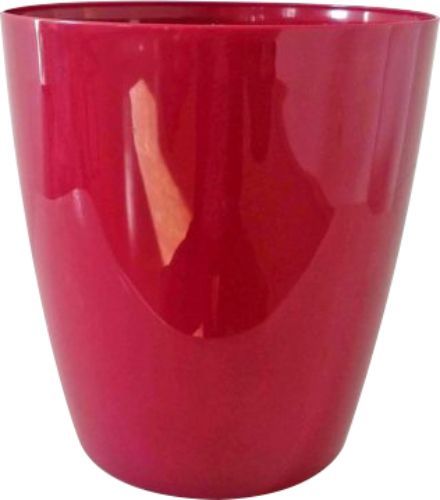 Горщик пластиковий Амели круглий 11л бордовий 