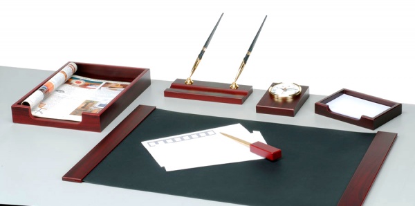 Набор настольный из натурального дерева bestar 6 предметов красное дерево 6148XDU