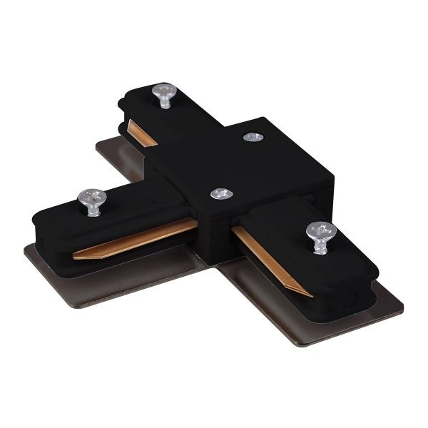 Коннектор ELEKTROSTANDARD Т-образный для однофазного шинопровода TRC-1-1-T-BK черный a039510 