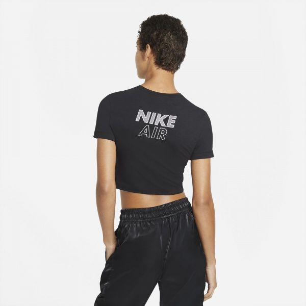 Футболка Nike W NSW AIR SS TOP CROP CZ8632-010 M чорний