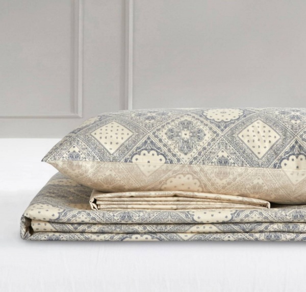 Комплект постельного белья Fonti 1,5 с принтом La Nuit 