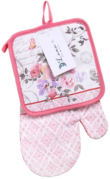 Набор кухонный Прихватка и перчатка Роузи Luna 