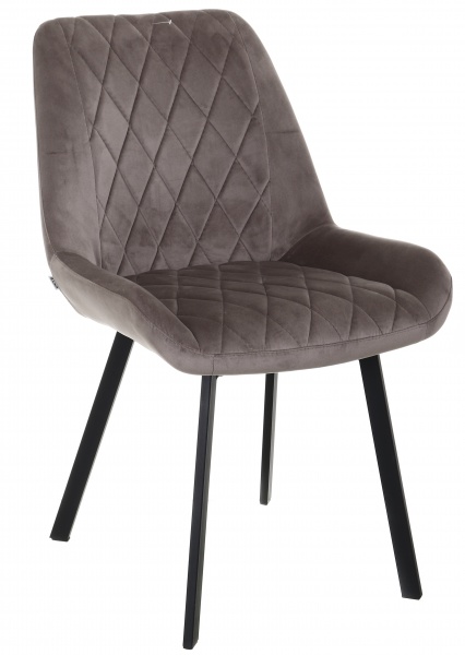 Стул Bjorn NORD MAGIC VELVET 2209 PR серый / черный