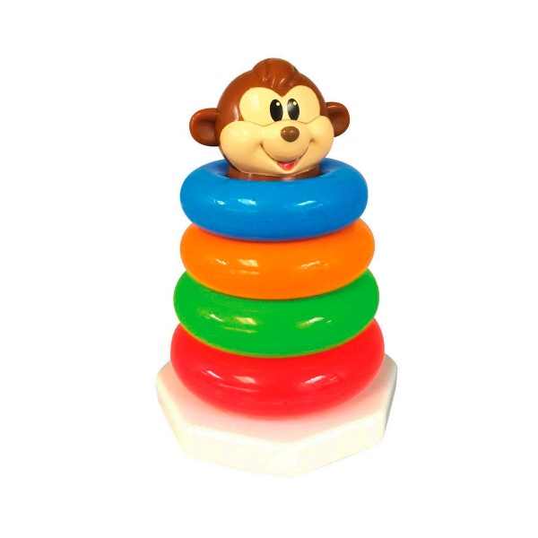 Іграшка Kiddieland розвиваюча пірамідка мавпочка 057620