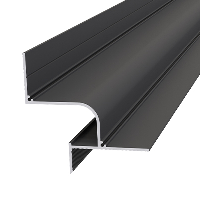 Профиль теневого шв АЛЮПРО ПАС-3856 RAL-9005 мат 3м