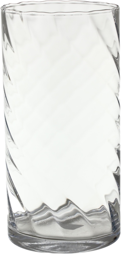 Ваза скляна Wrzesniak Glassworks Optic 30 см прозора 17-886H