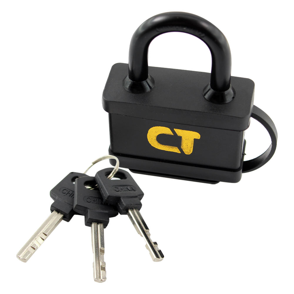 Замок навісний Comit 60 мм чорний 71071 відкритий (амбарний)