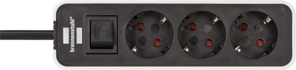 Удлинитель Brennenstuhl Ecolor H05VV-F 3G1.5 white с заземлением 3 гн. белый 1,5 м 1153230020 