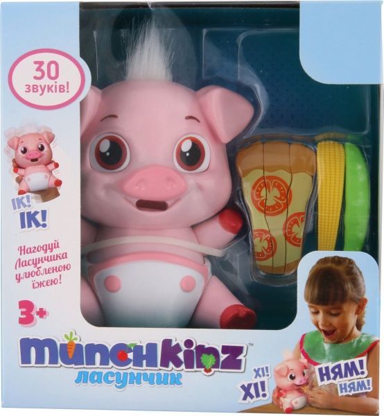Игрушка интерактивная MUNCHKINZ Поросенок Лакомка 51628
