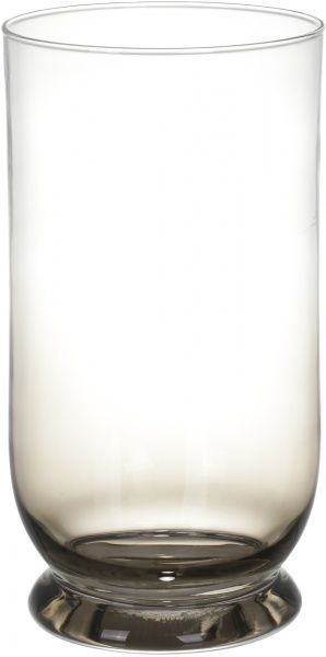 Ваза стеклянная бежевая Омбре 15,5х30 см Wrzesniak Glassworks