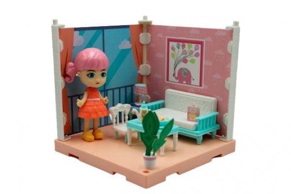 Ігровий набір Funky Toys Затишний куточок. Вітальня з лялькою FT3101 