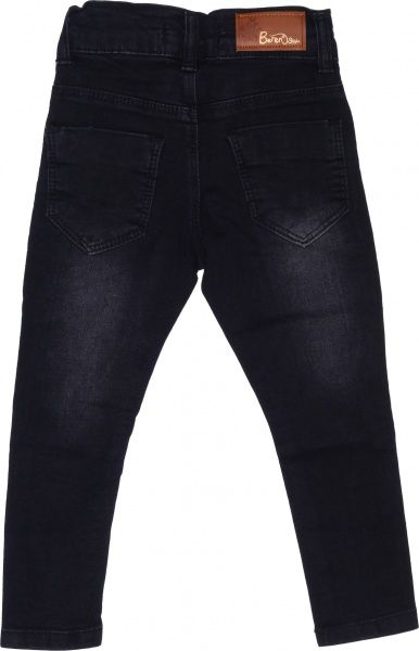 Джинсы Beren Style для девочек 6055 р.122 черный с серым 
