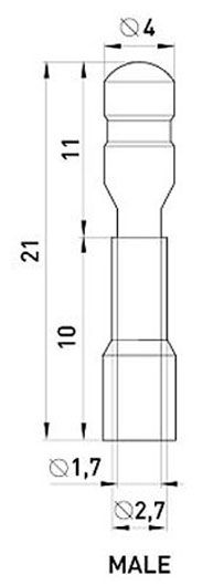 Наконечник втулковий ізольований E.NEXT e.terminal.stand.mpd1.25.156. 0,5-1,5 кв.мм 100 шт. червоний 