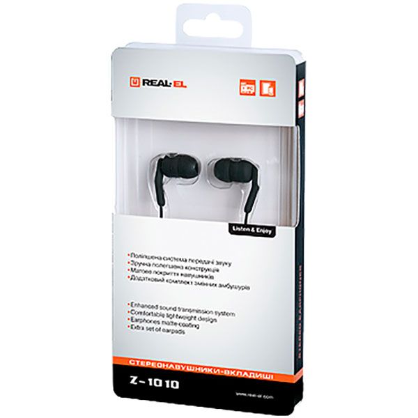 Навушники Real-El Z-1010 black