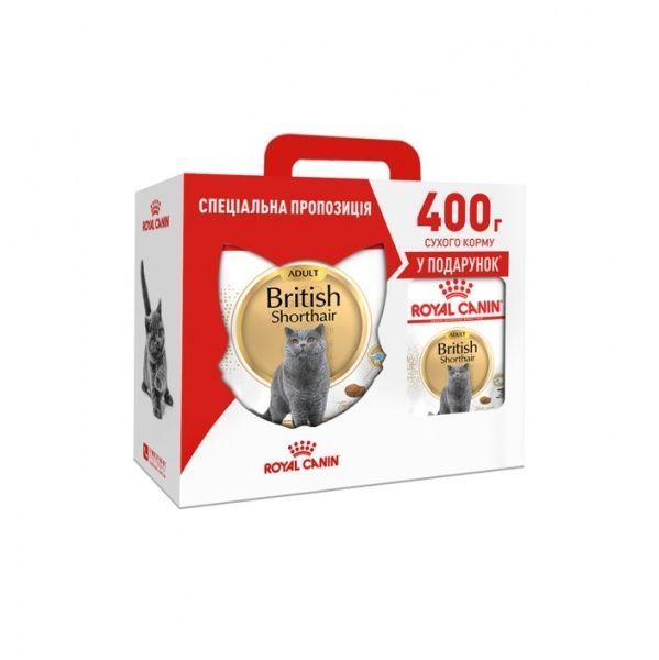 Корм Royal Canin Brit Shorthair 2 кг + 400 г