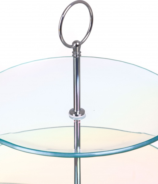 Блюдо кругле 3-х ярусне Rainbow Fiora 