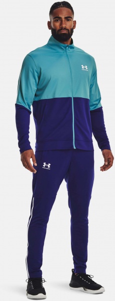 Джемпер Under Armour PIQUE TRACK JACKET 1366202-433 р. 3XL блакитний