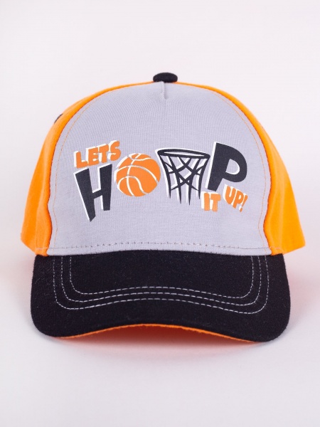 Кепка для мальчиков YO! р.46-50 серый CZD-0629C 