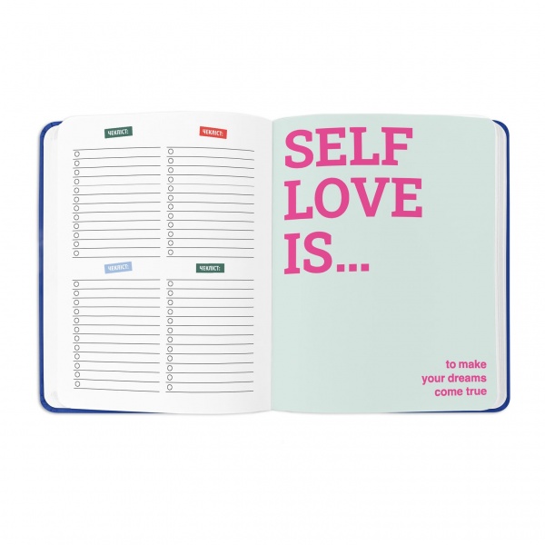 Блокнот I HAVE A PLAN синий Orner