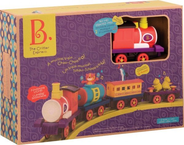 Игровой набор Battat с железной дорогой Баттатоэкспресс моторизированный BX1742Z