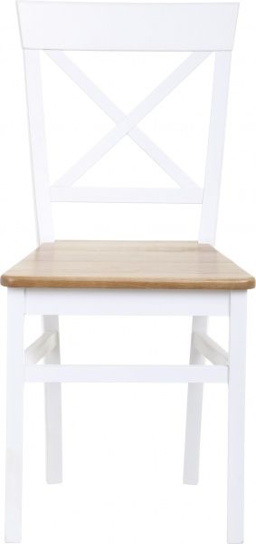 Стілець обідній РПМК Торіно білий/світло-коричневий