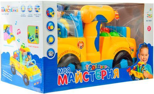 Машинка Shantou музична Моя майстерня 18 предметів KI-7037