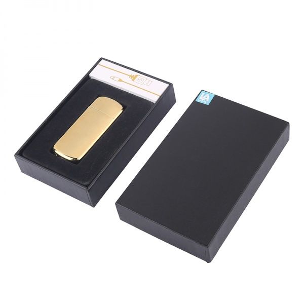 Запальничка Bergamo електрична USB золотиста