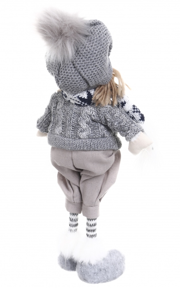 Декорация новогодняя Мальчик/девочка 37 см