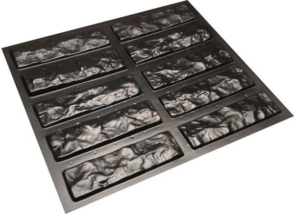 Форма для плитки пряма Мармурова цегла 460x370x15 мм