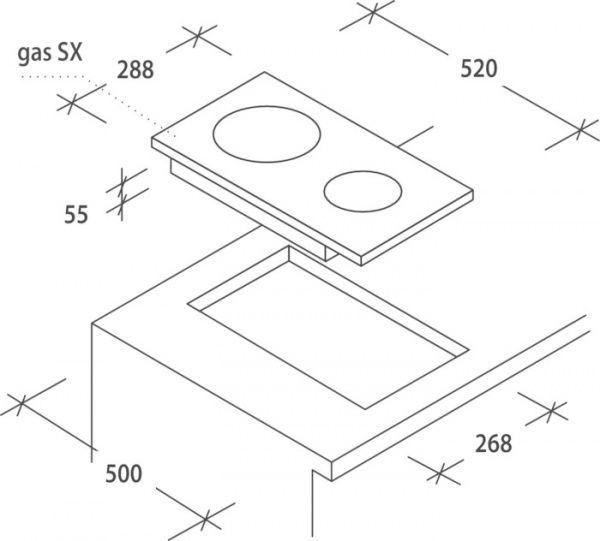 Варильна поверхня Candy CDHC 30