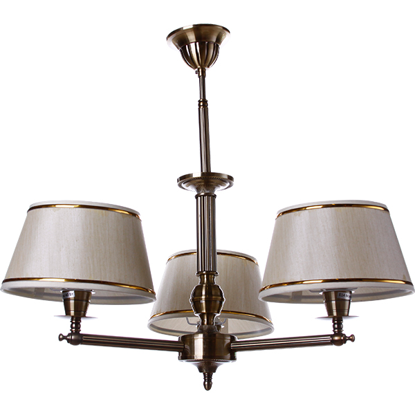 Люстра подвесная Геотон НСБ 01-3х60-903 Октавия-143 3xE14 бронзовый 