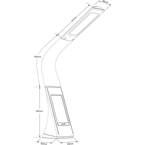 Настольная лампа офисная LedPulsar ALT-219BR LED 6 Вт коричневый 