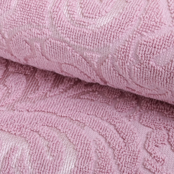Набір рушників Esra 2 шт. брудно-рожевий Karna 