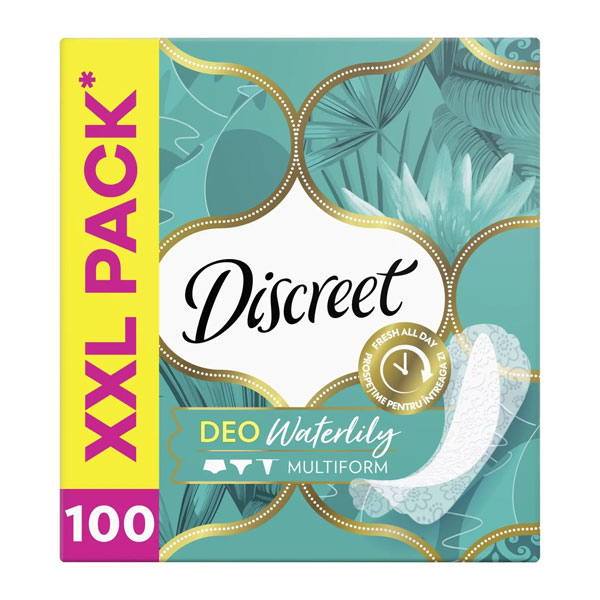 Прокладки Discreet Deo Waterlily multiform 100 шт.