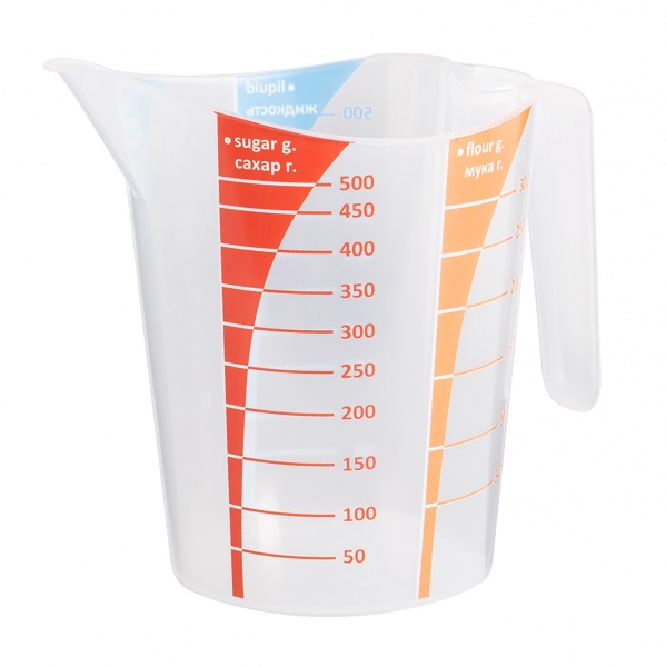 Мерная кружка 0,5 л прозрачный Flamberg