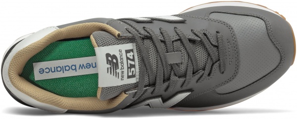 Кроссовки New Balance 574 Vegan U574VR2 р.43 темно-серый