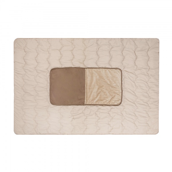 Одеяло-подушка Трансформер 140x205 см бежевый