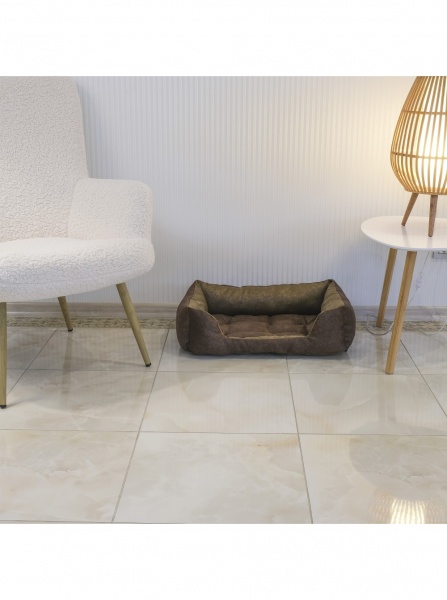 Лежак FX home Diplomat Маракеш 60х40х15 см капучино