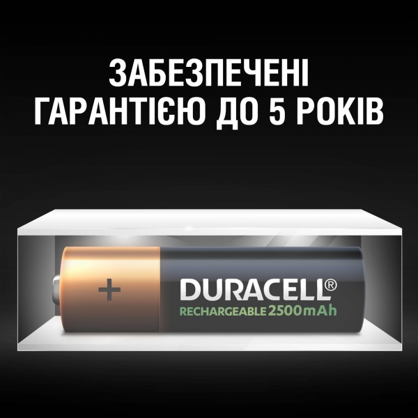 Акумулятор Duracell HR6 2500 mAh 1/2AA 4 шт. 