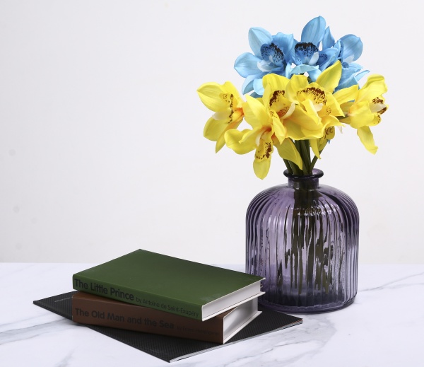 Ваза скляна San Miguel Daroca 18 см мальва 