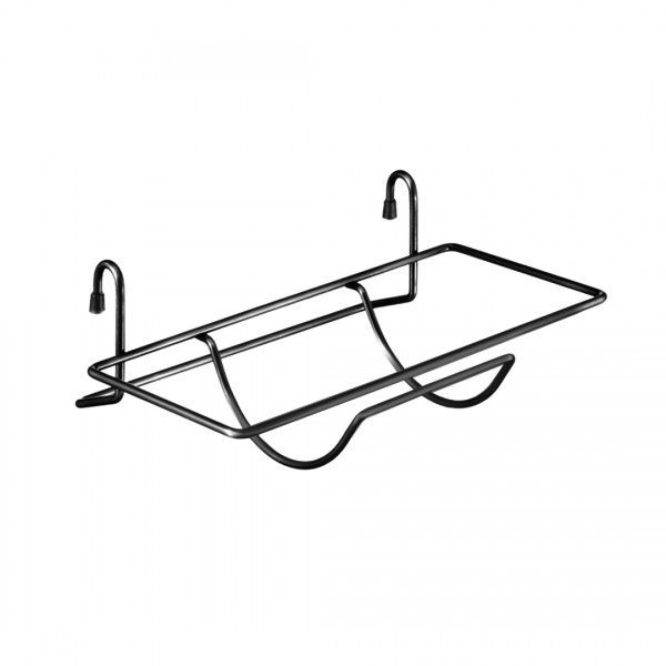 Полиця Lemax YJ-G217 NF 300х185х100 мм чорний нікель