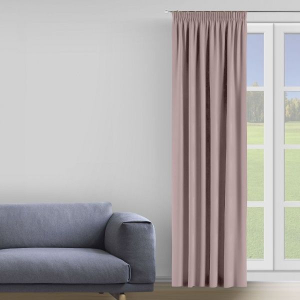 Штора Moda 200х285 см розовый Decora